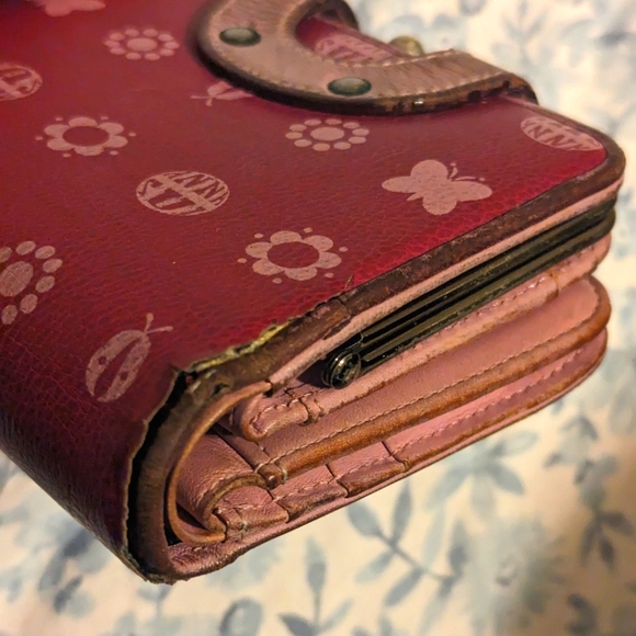 Anna Sui Vintage Monogram Purple Wallet - Picture 6 of 6
